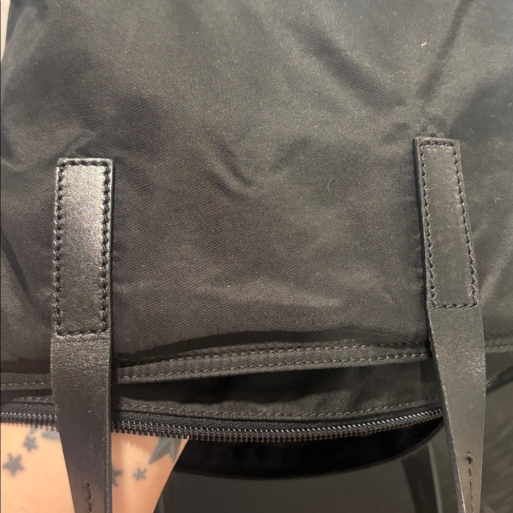 Authentic PRADA VELA SPORT Nylon Leather Shoulder Hand Bag Black - Picture 13 of 16